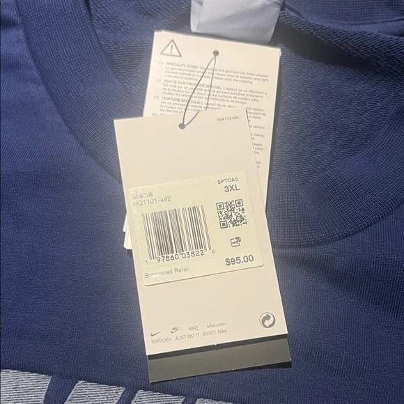 Nike Men's Blue New York Sweater - Picture 3 of 7